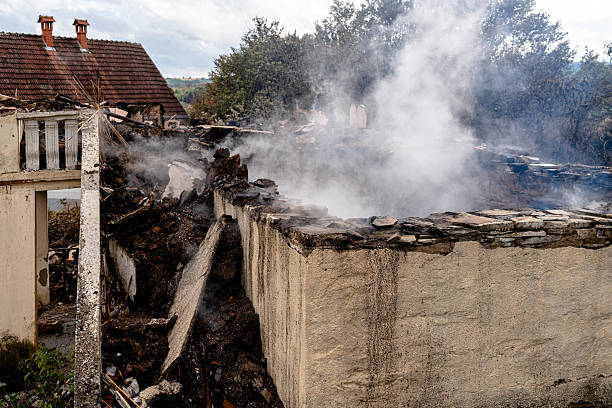 Professional Fire Damage Removal technician working in Pineville, KY